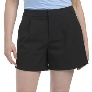 Tommy Bahama Women's Black Pleated Shorts Pockets 5 inches Size L - Large - NWT